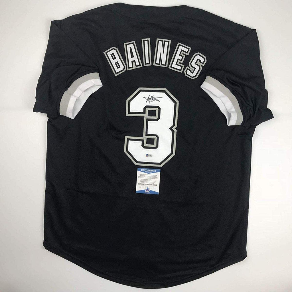 autographed-signed-harold-baines-chicago-black-baseball-jersey-beckett-bas-coa