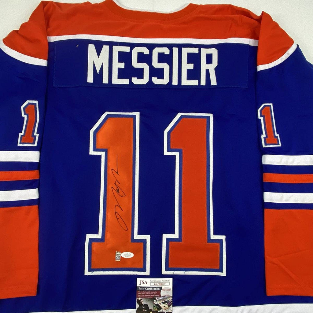 autographed-signed-mark-messier-edmonton-blue-hockey-jersey-jsa-coa