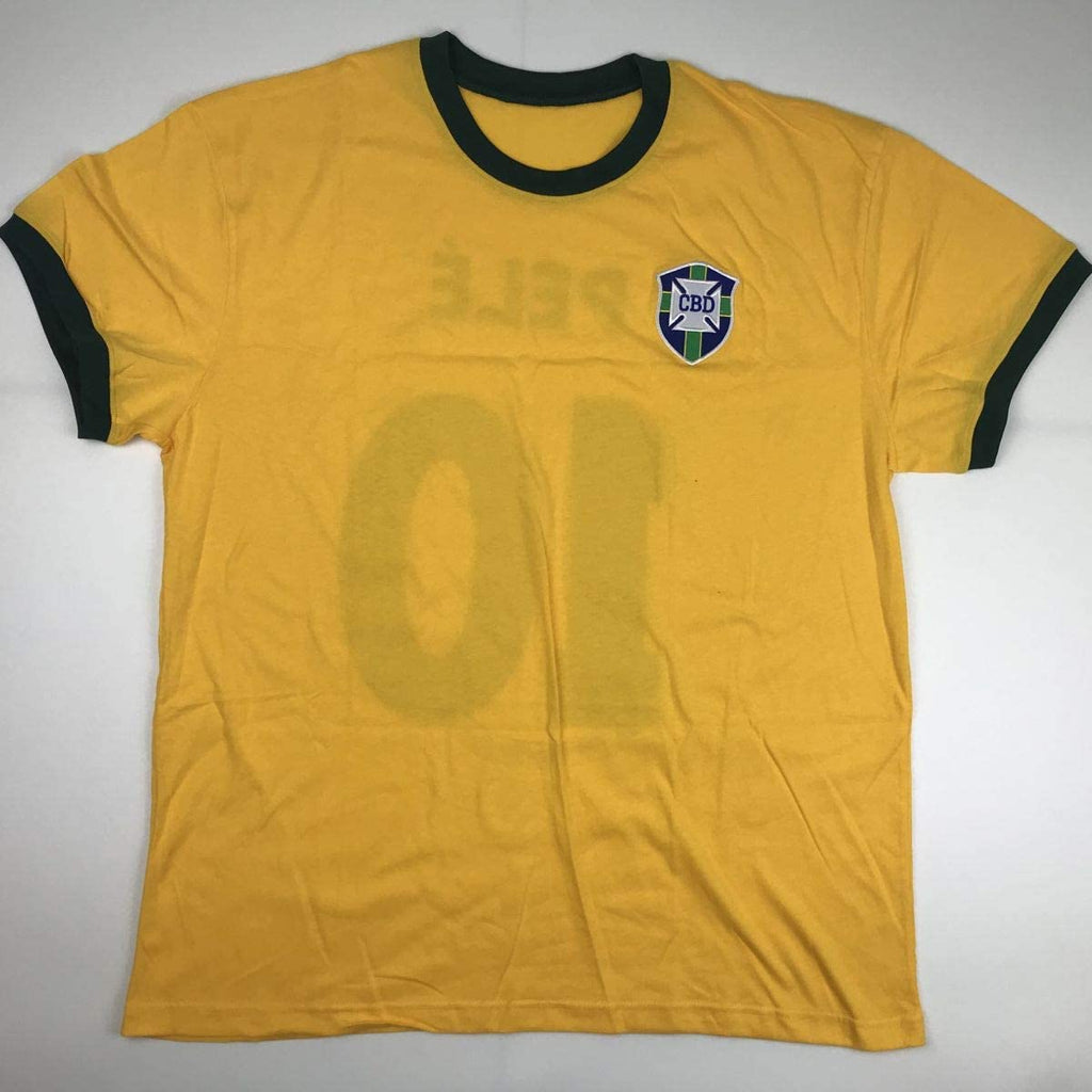 autographed-signed-pele-brazil-yellow-soccer-futbol-jersey-psa-dna-coa-auto-2