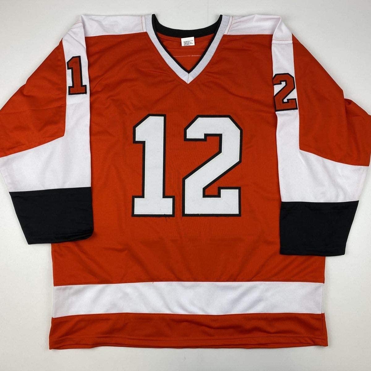 autographed-signed-simon-gagne-philadelphia-orange-hockey-jersey-jsa-coa