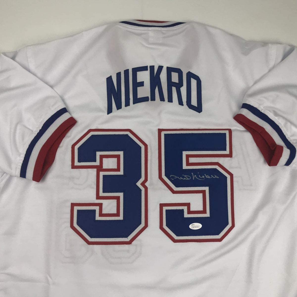 autographed-signed-phil-niekro-atlanta-white-baseball-jersey-jsa-coa-holo-only