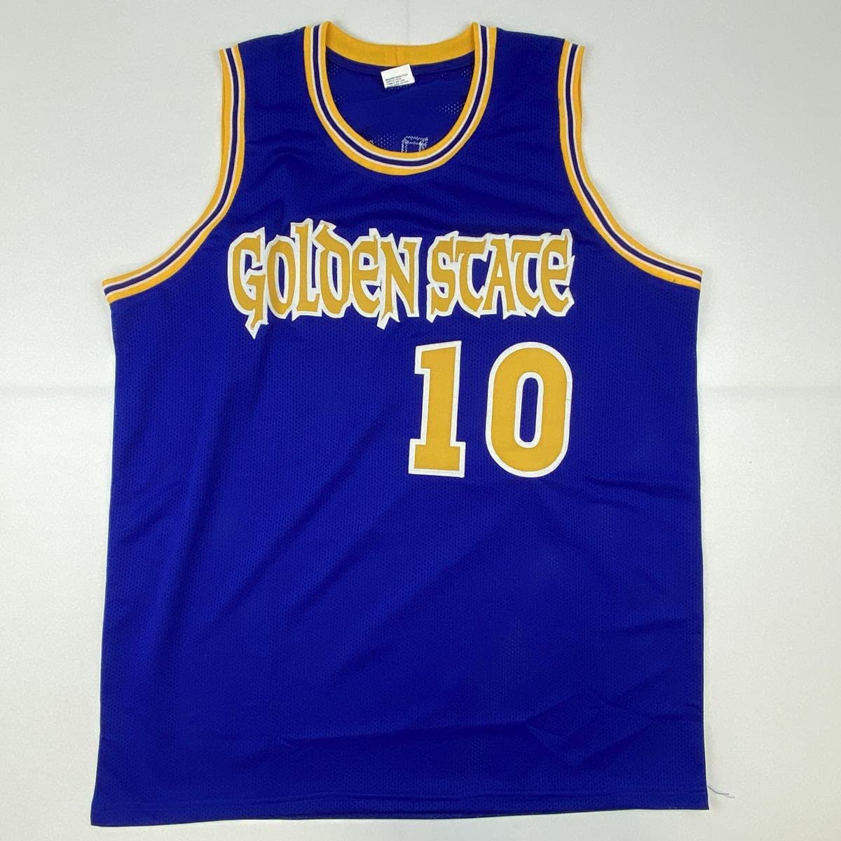 autographed-signed-tim-hardaway-golden-state-blue-basketball-jersey-jsa-coa