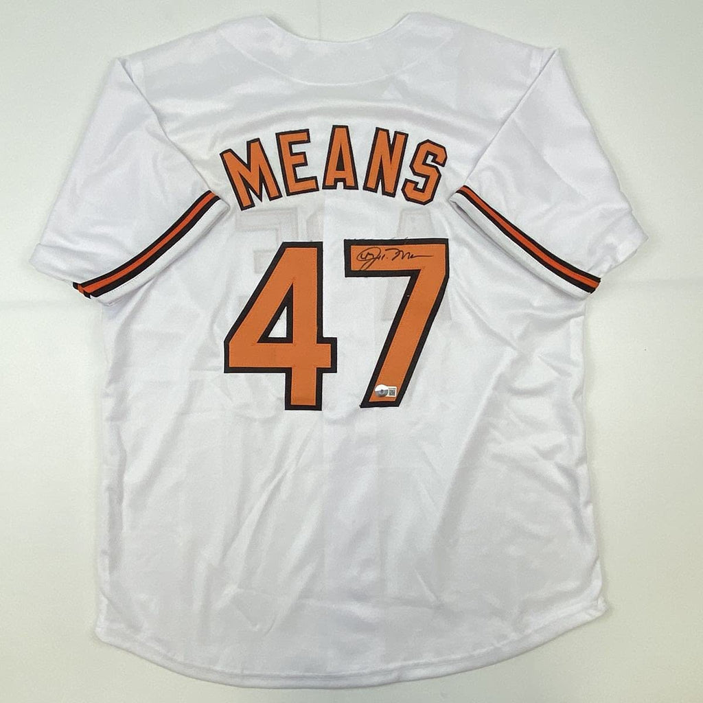 autographed-signed-john-means-baltimore-white-baseball-jersey-beckett-bas-coa