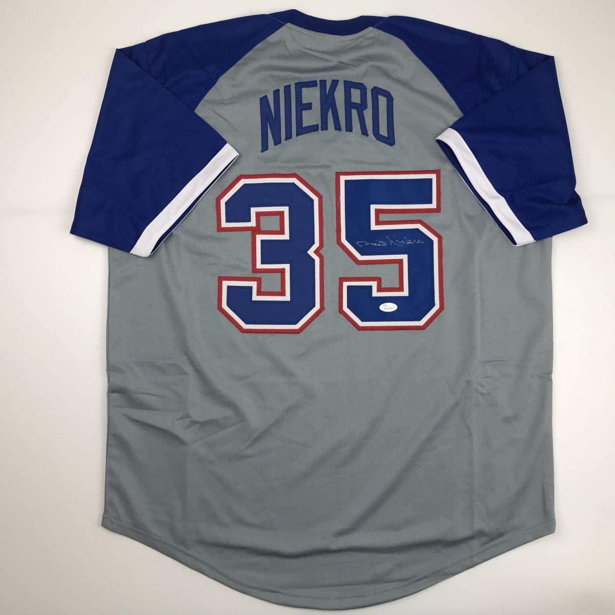autographed-signed-phil-niekro-atlanta-grey-baseball-jersey-jsa-coa-holo-only