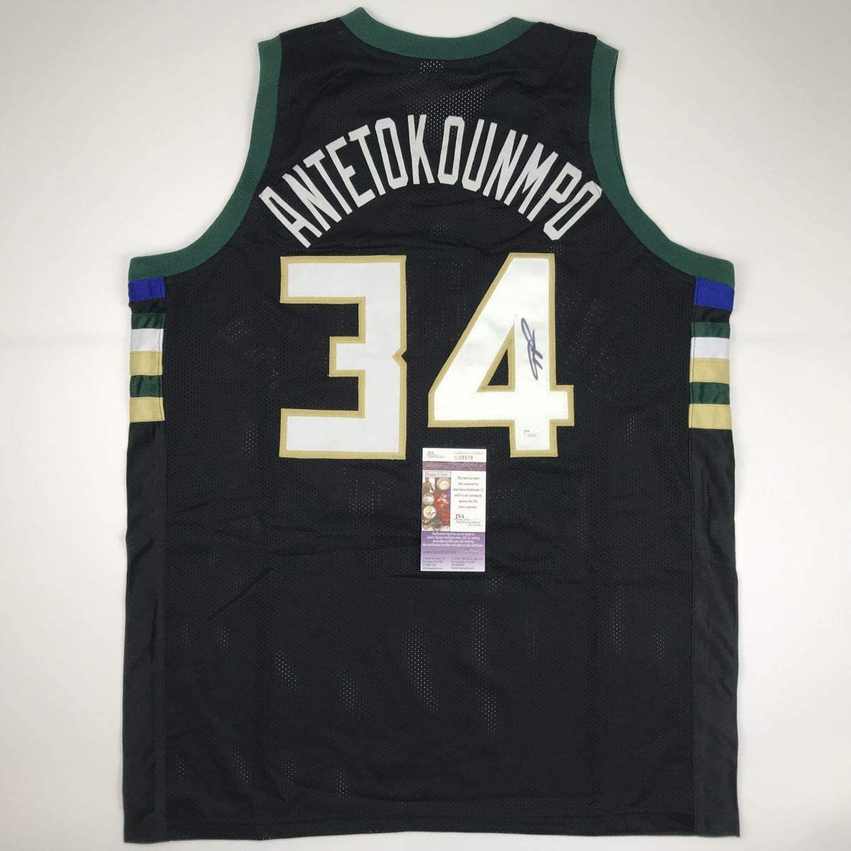 autographed-signed-giannis-antetokounmpo-milwaukee-black-custom-basketball-jersey-jsa-coa
