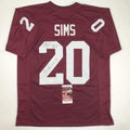 autographed-signed-billy-sims-78-heisman-oklahoma-maroon-college-football-jersey-jsa-coa