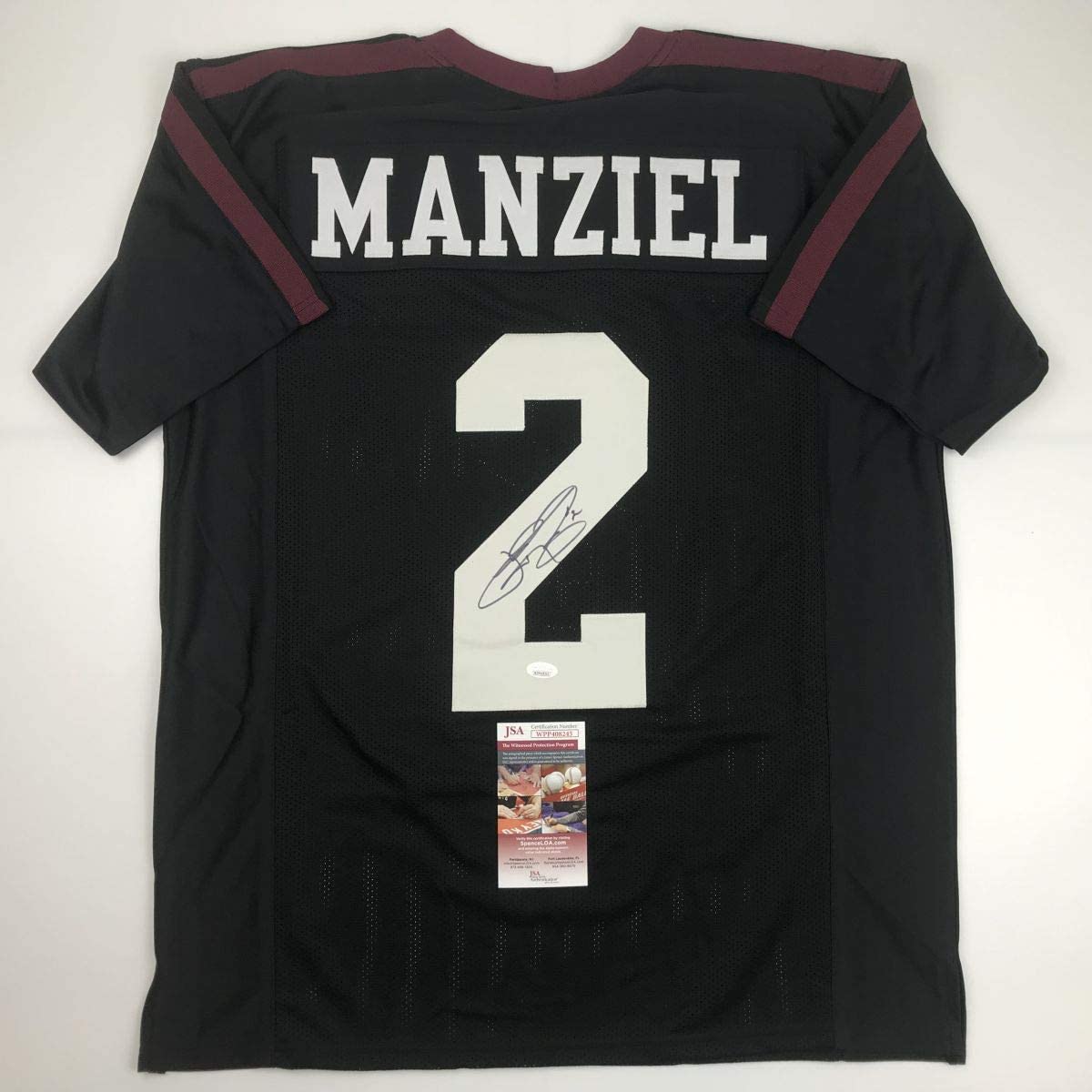 autographed-signed-johnny-manziel-texas-a-m-black-college-football-jersey-jsa-coa