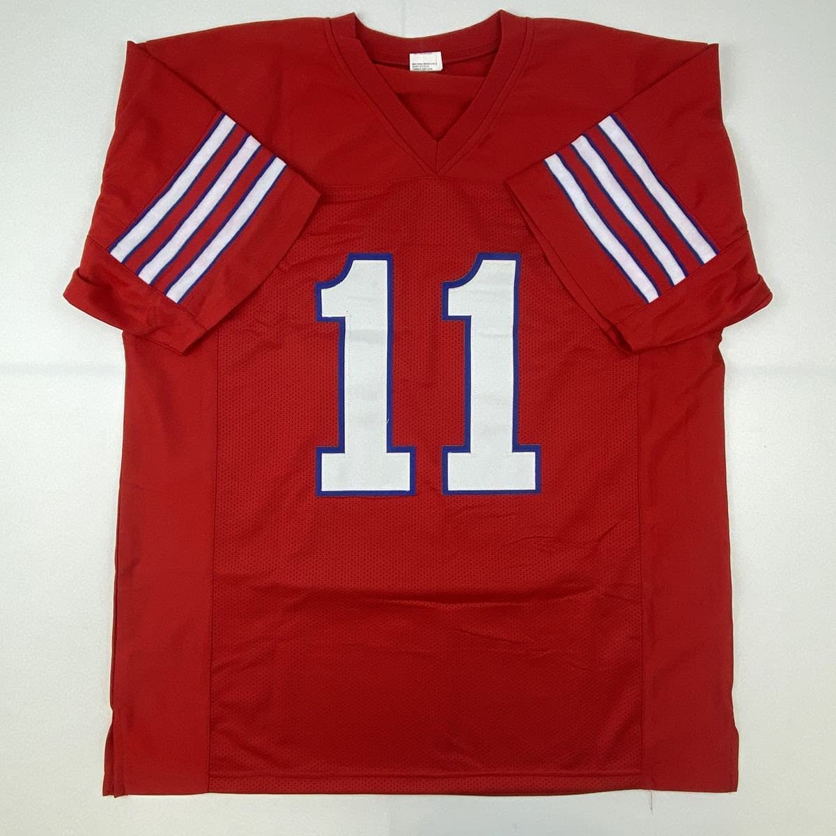 autographed-signed-andre-ware-89-heisman-houston-red-college-football-jersey-jsa-coa