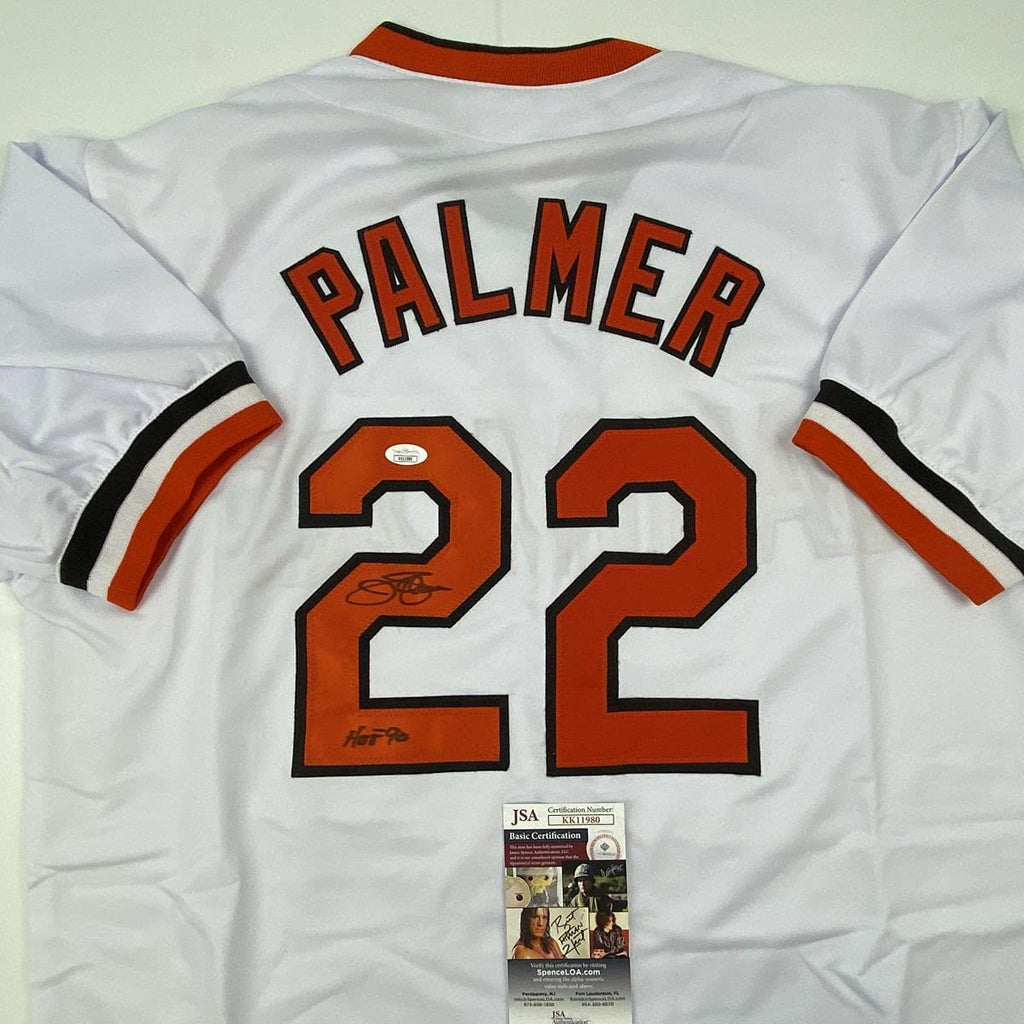 autographed-signed-jim-palmer-hof-1990-baltimore-white-baseball-jersey-jsa-coa