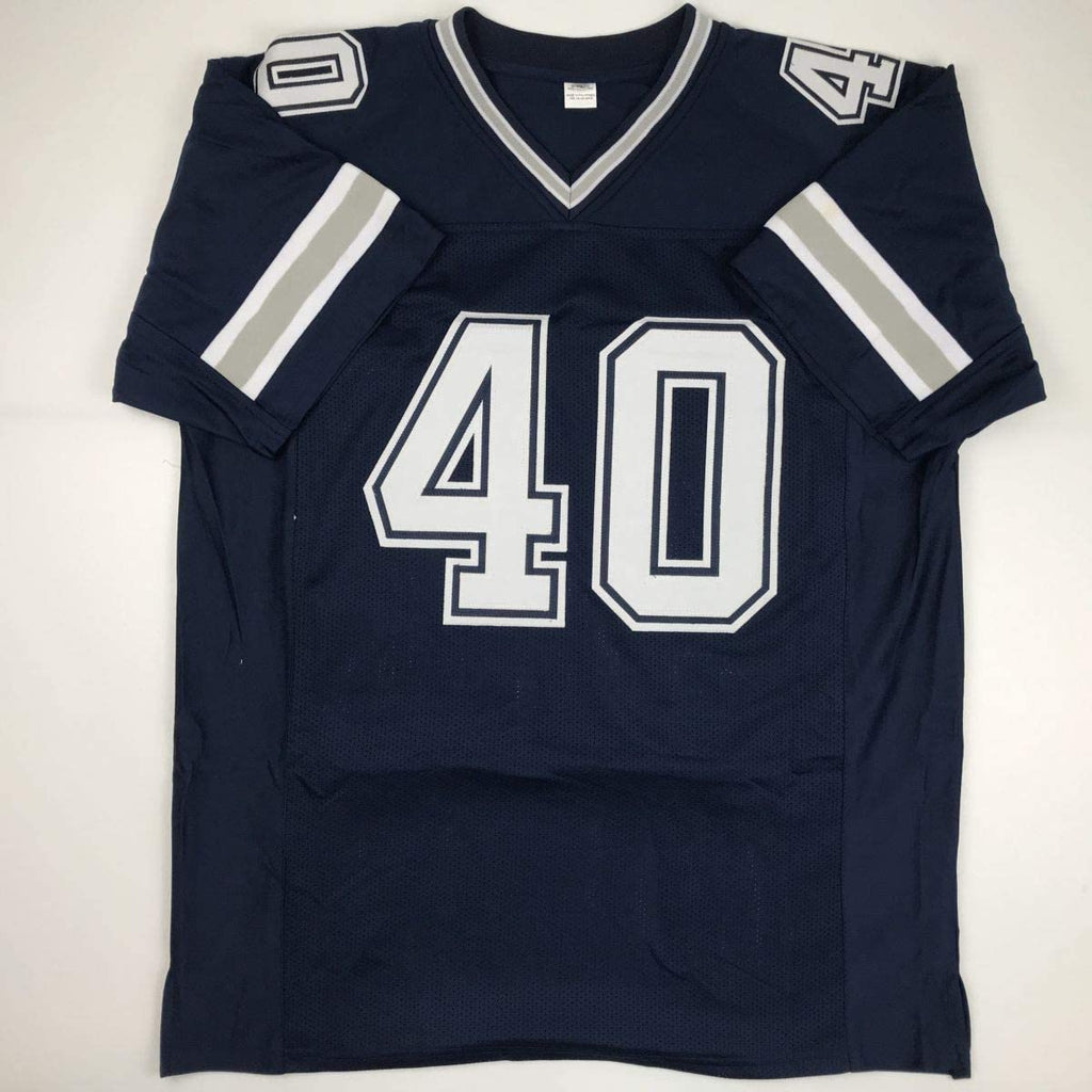 autographed-signed-bill-bates-dallas-dark-blue-football-jersey-psa-dna-coa