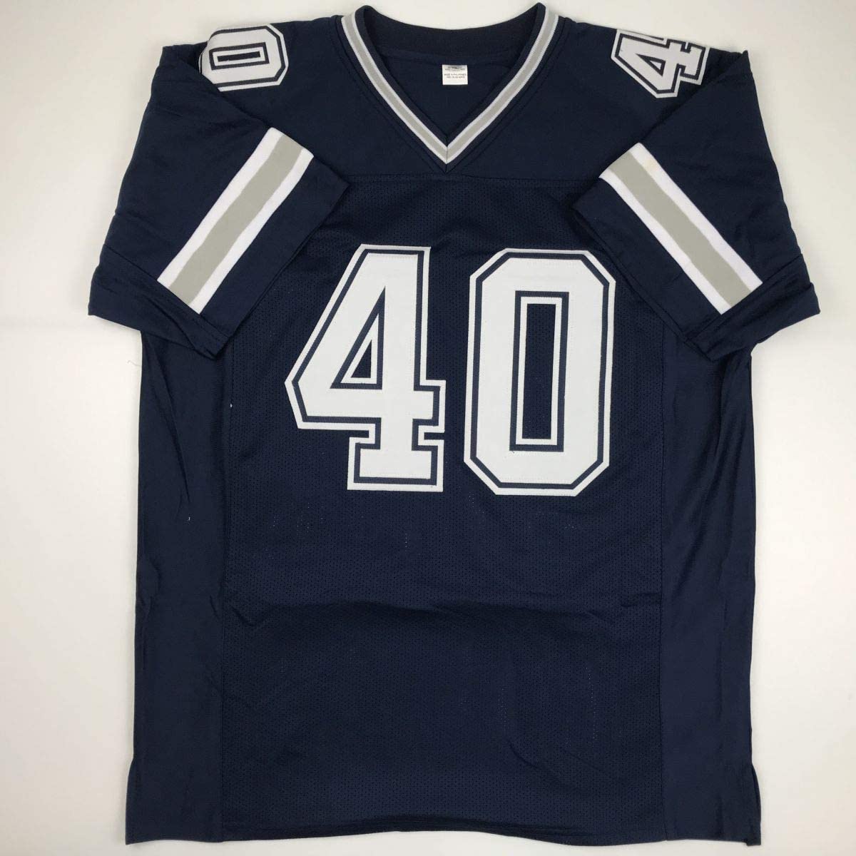 autographed-signed-bill-bates-dallas-dark-blue-football-jersey-psa-dna-coa