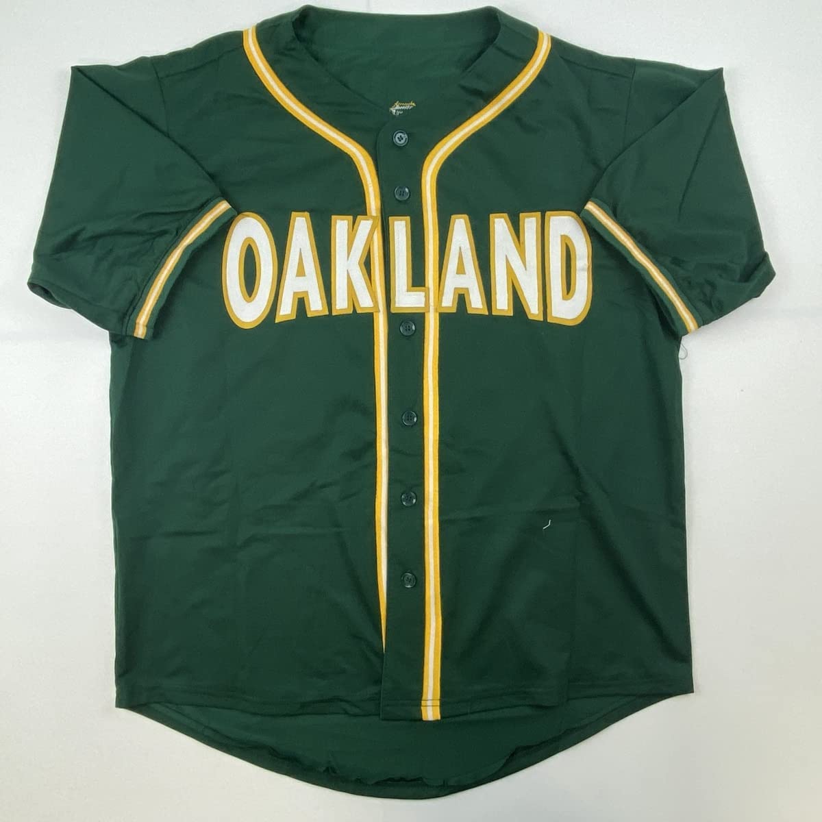 autographed-signed-rollie-fingers-oakland-green-baseball-jersey-jsa-coa