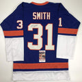 autographed-signed-billy-smith-new-york-blue-hockey-jersey-jsa-coa