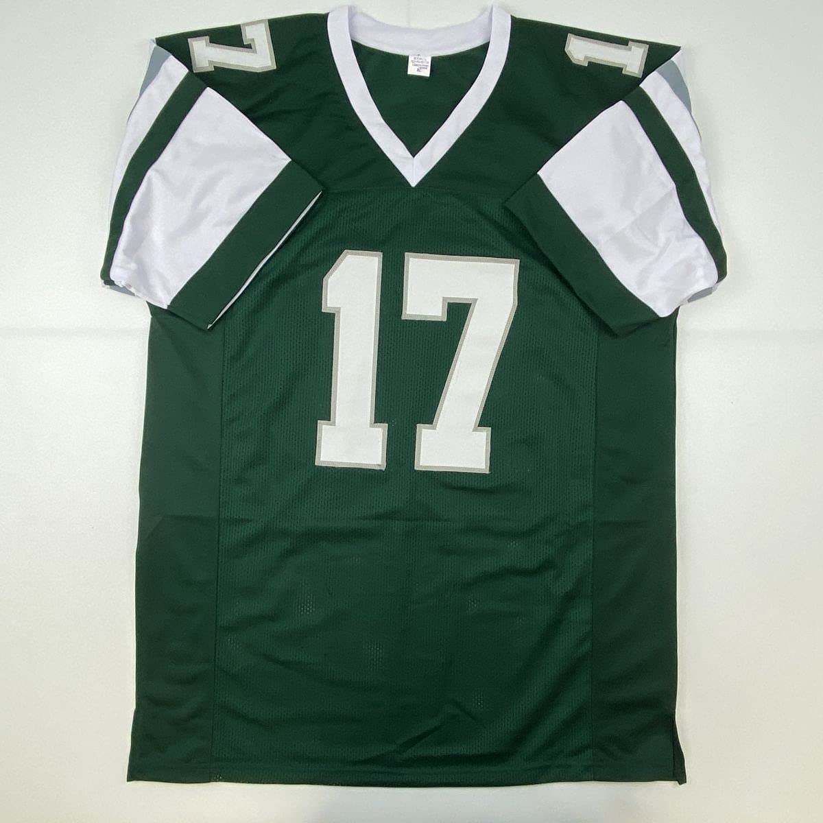 autographed-signed-harold-carmichael-hof-20-philadelphia-green-football-jersey-jsa-coa