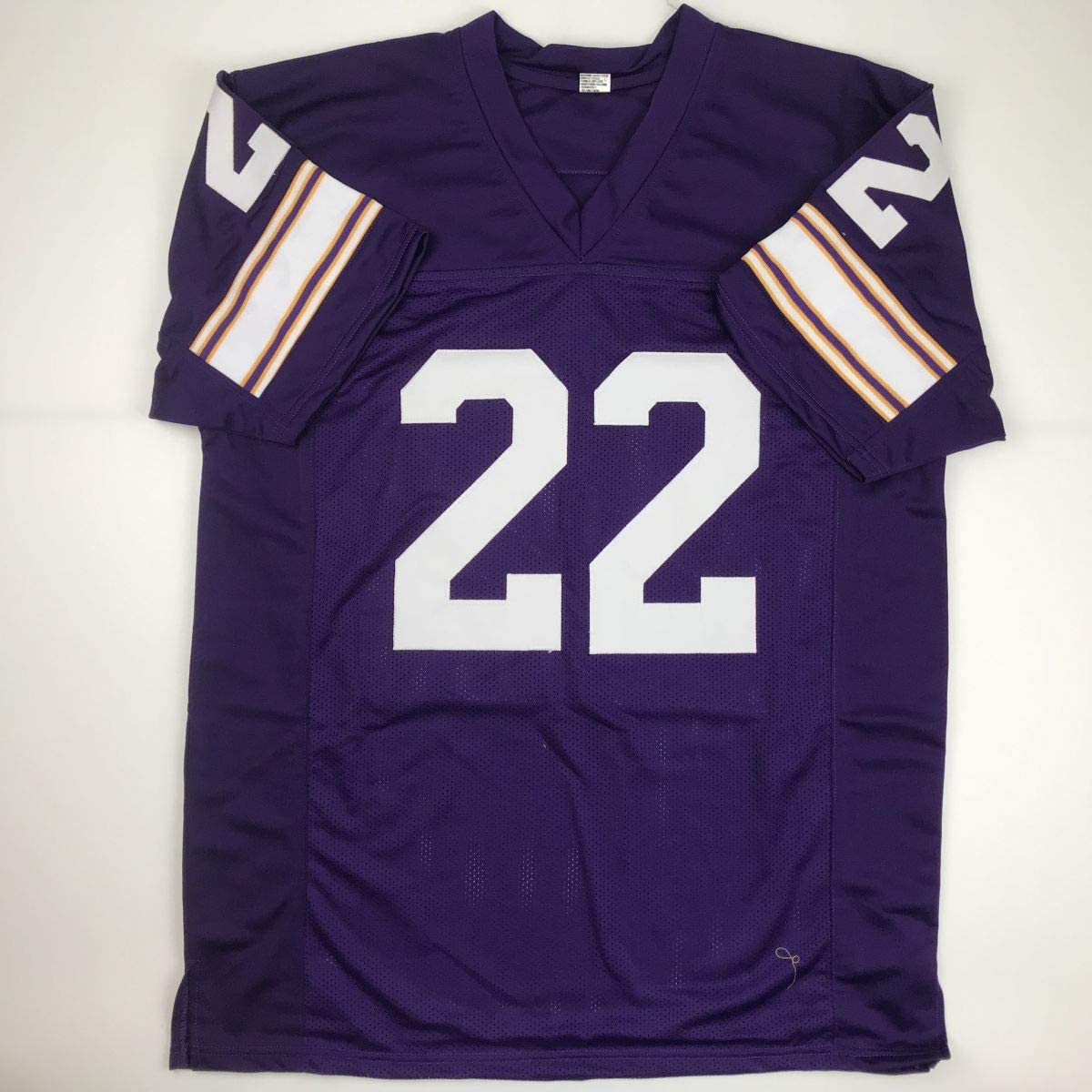 autographed-signed-paul-krause-hof-98-minnesota-purple-football-jersey-jsa-coa