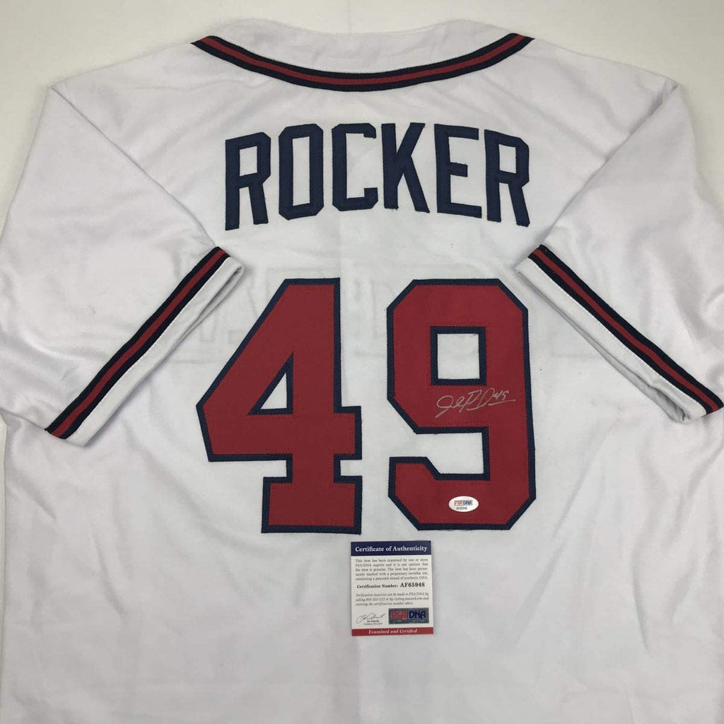 autographed-signed-john-rocker-atlanta-white-baseball-jersey-psa-dna-coa
