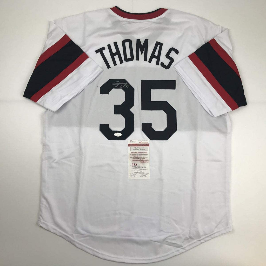 autographed-signed-frank-thomas-chicago-retro-white-baseball-jersey-jsa-coa
