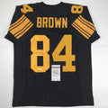 autographed-signed-antonio-brown-pittsburgh-steelers-color-rush-black-football-jersey-jsa-coa