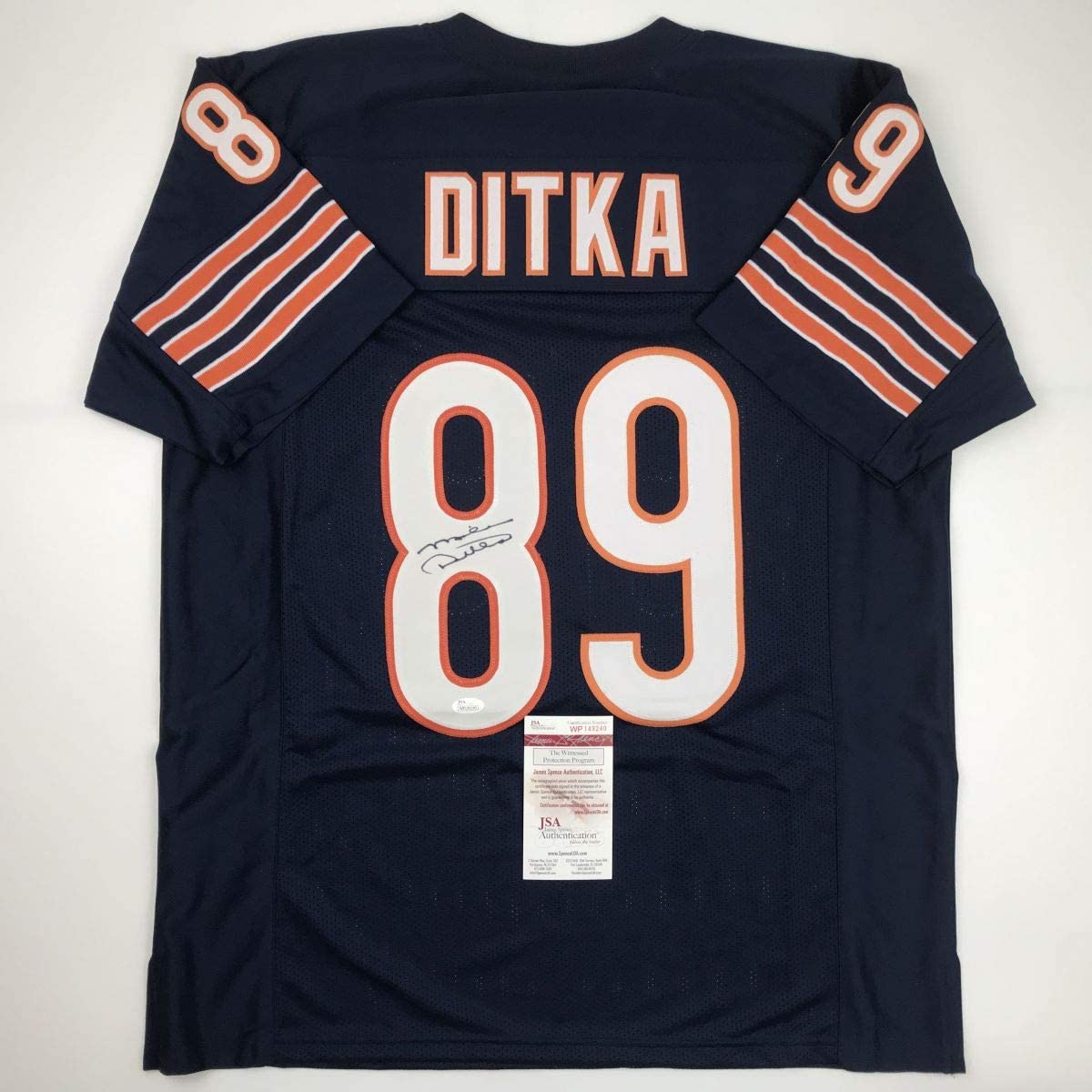 autographed-signed-mike-ditka-chicago-blue-football-jersey-jsa-coa
