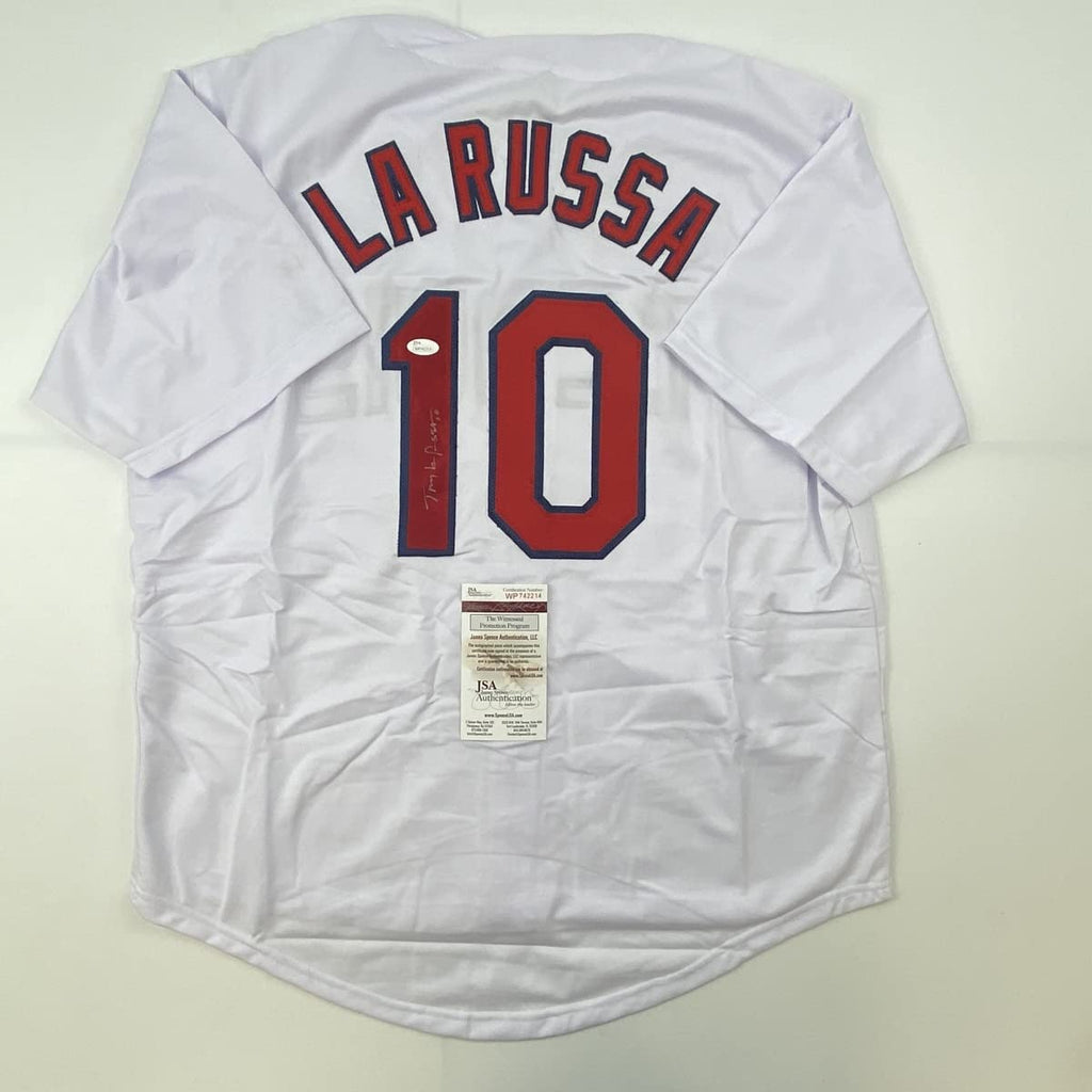 autographed-signed-tony-la-russa-st-louis-white-baseball-jersey-jsa-coa