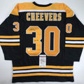 autographed-signed-gerry-cheevers-hof-85-boston-black-hockey-jersey-jsa-coa