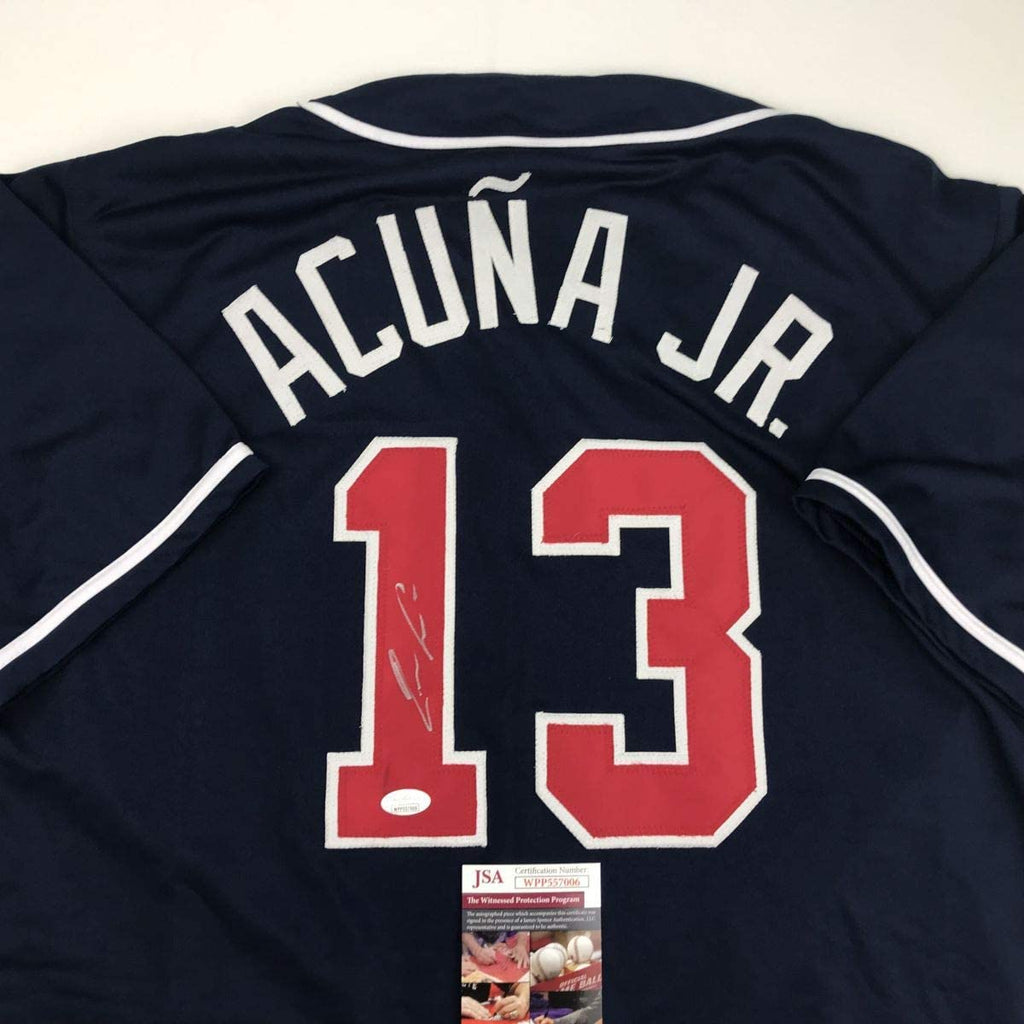 autographed-signed-ronald-acuna-jr-atlanta-blue-baseball-jersey-jsa-coa