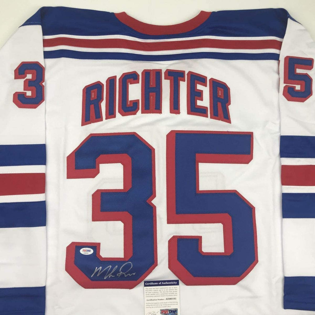 autographed-signed-mike-richter-new-york-white-hockey-jersey-psa-dna-coa