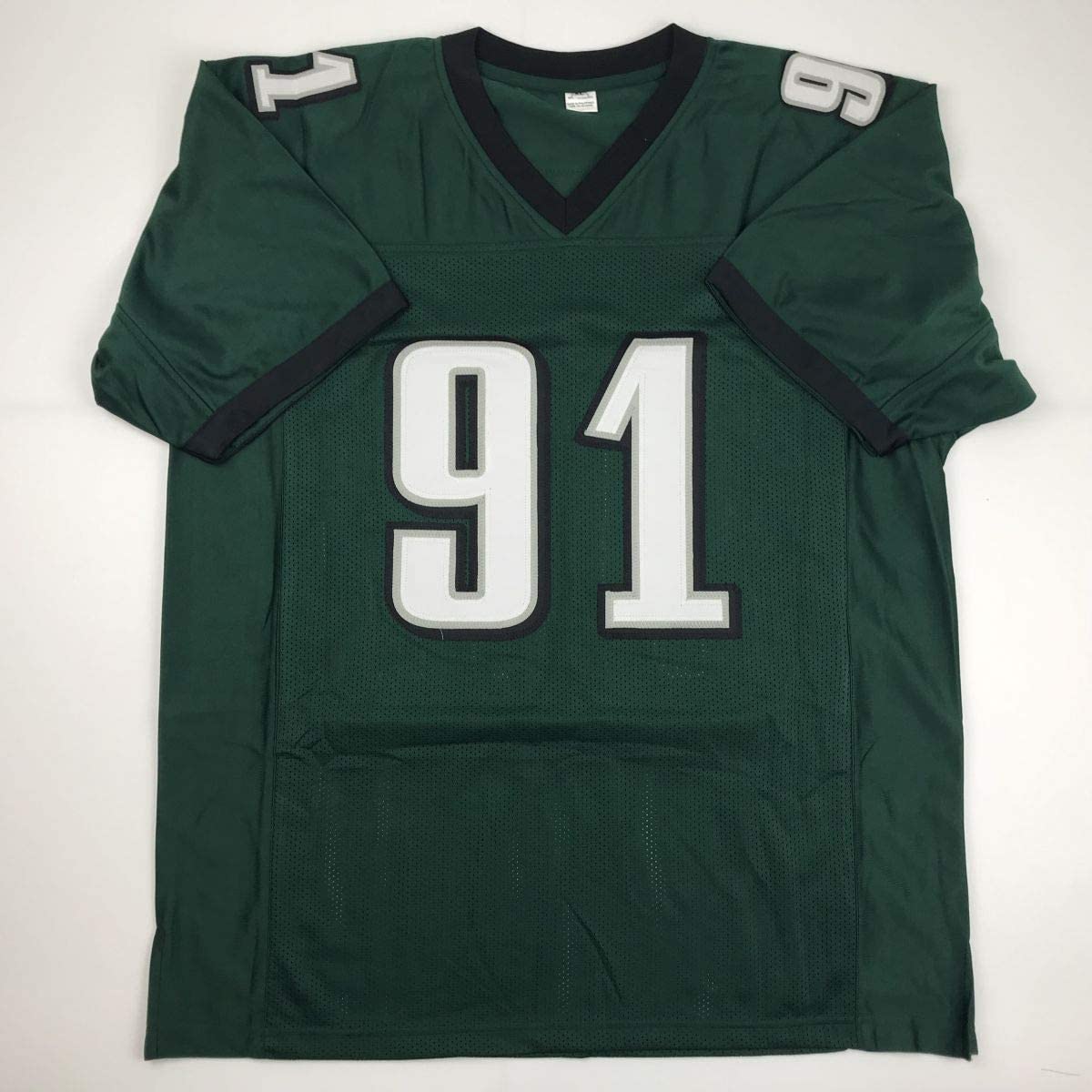 autographed-signed-fletcher-cox-philadelphia-green-football-jersey-jsa-coa