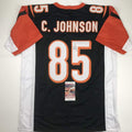 autographed-signed-chad-johnson-ochocinco-cincinnati-black-football-jersey-jsa-coa