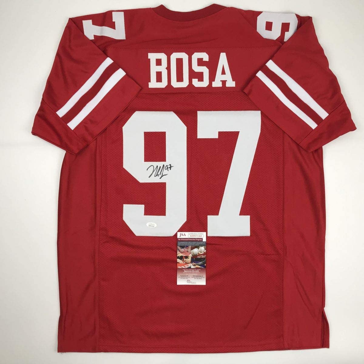 autographed-signed-nick-bosa-san-francisco-red-football-jersey-jsa-coa