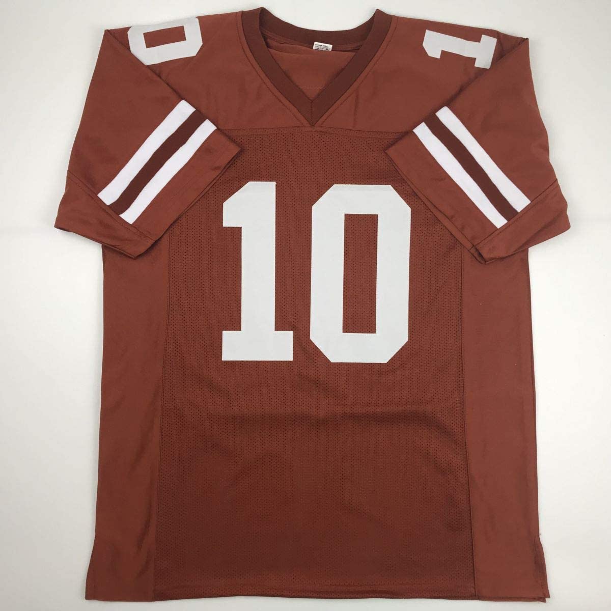 autographed-signed-vince-young-texas-orange-college-football-jersey-beckett-bas-coa
