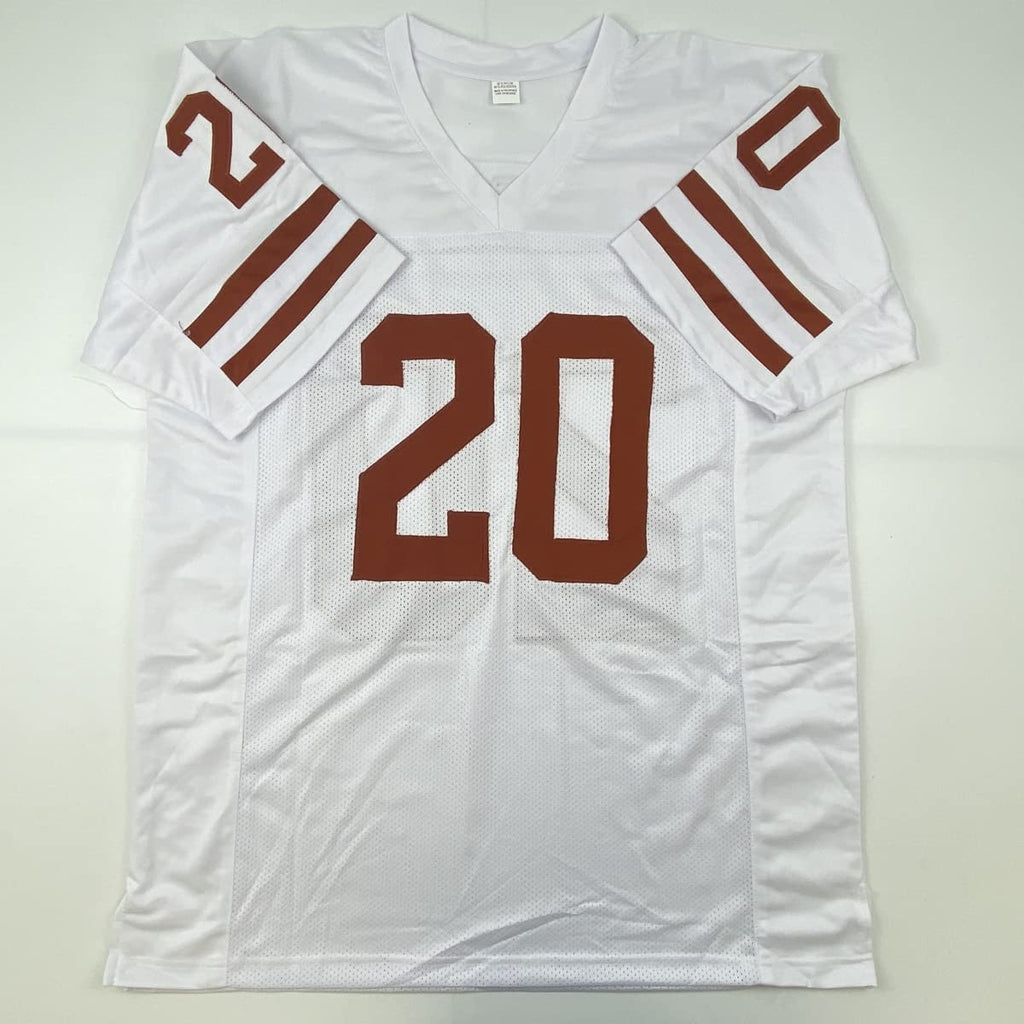 autographed-signed-earl-campbell-texas-white-college-football-jersey-jsa-coa