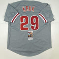 autographed-signed-john-kruk-philadelphia-grey-baseball-jersey-jsa-coa