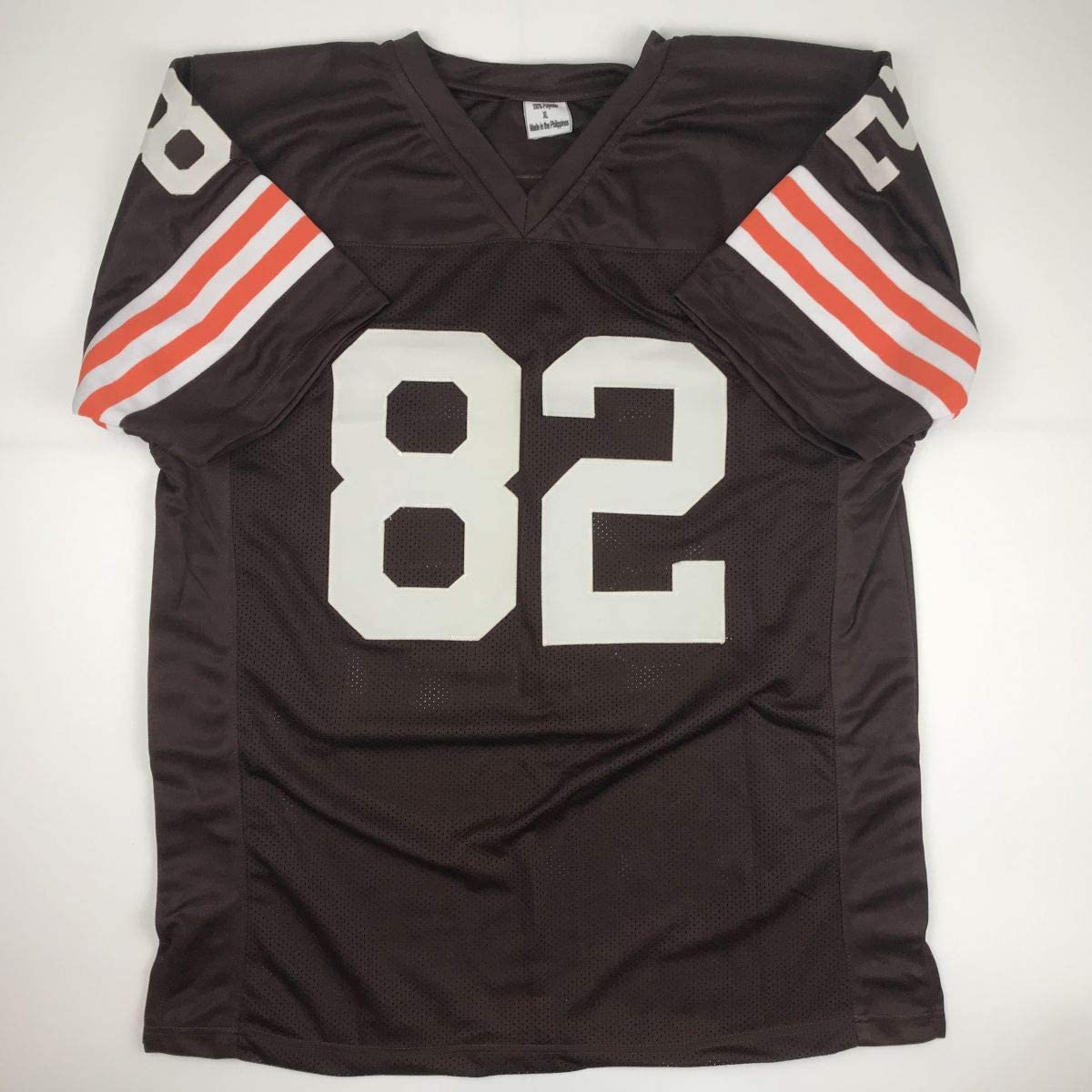 autographed-signed-ozzie-newsome-hof-99-cleveland-football-brown-jersey-jsa-coa