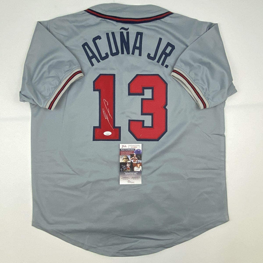 autographed-signed-ronald-acuna-jr-atlanta-grey-baseball-jersey-jsa-coa