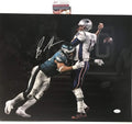 autographed-signed-brandon-graham-philadelphia-eagles-spotlight-game-winning-strip-sack-fumble-vs-tom-brady-super-bowl-lii-52-champions-16x20-football-photo-jsa-coa