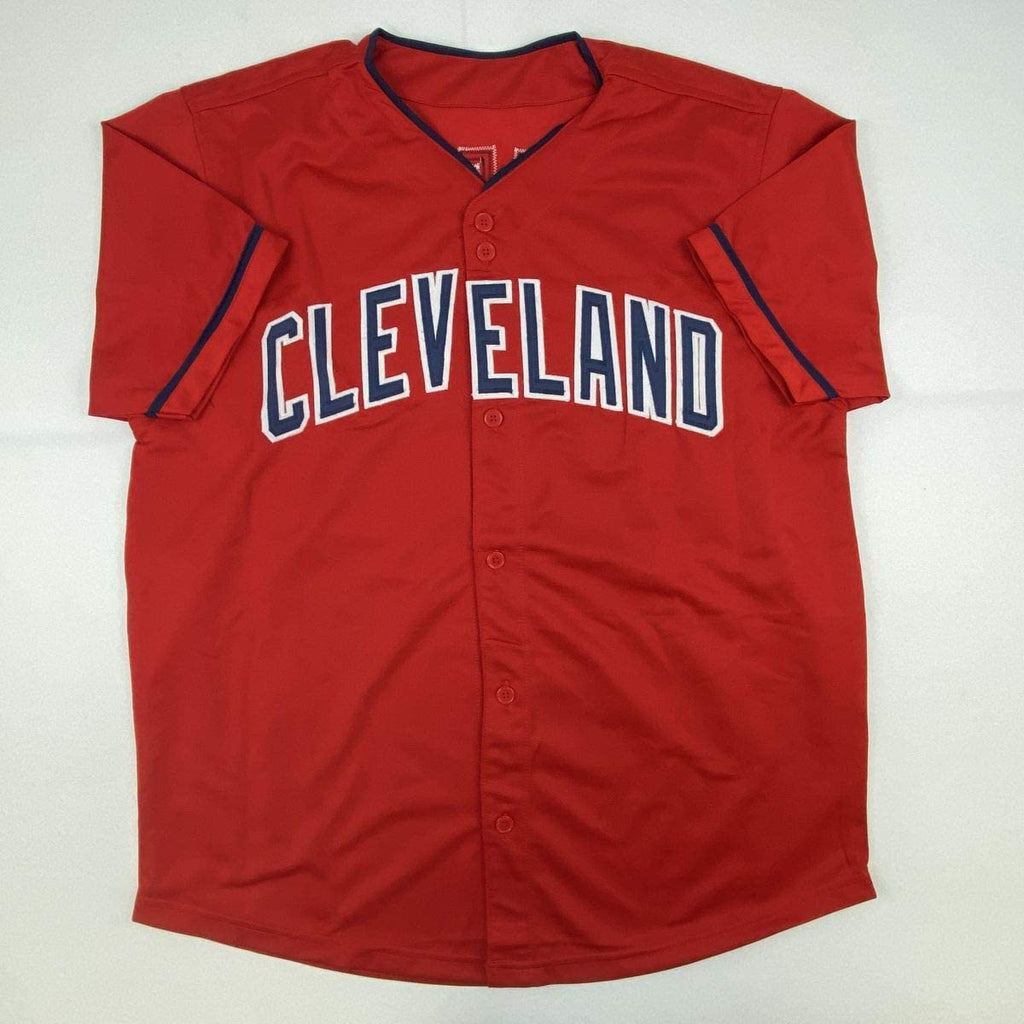 autographed-signed-shane-bieber-cleveland-red-baseball-jersey-jsa-coa