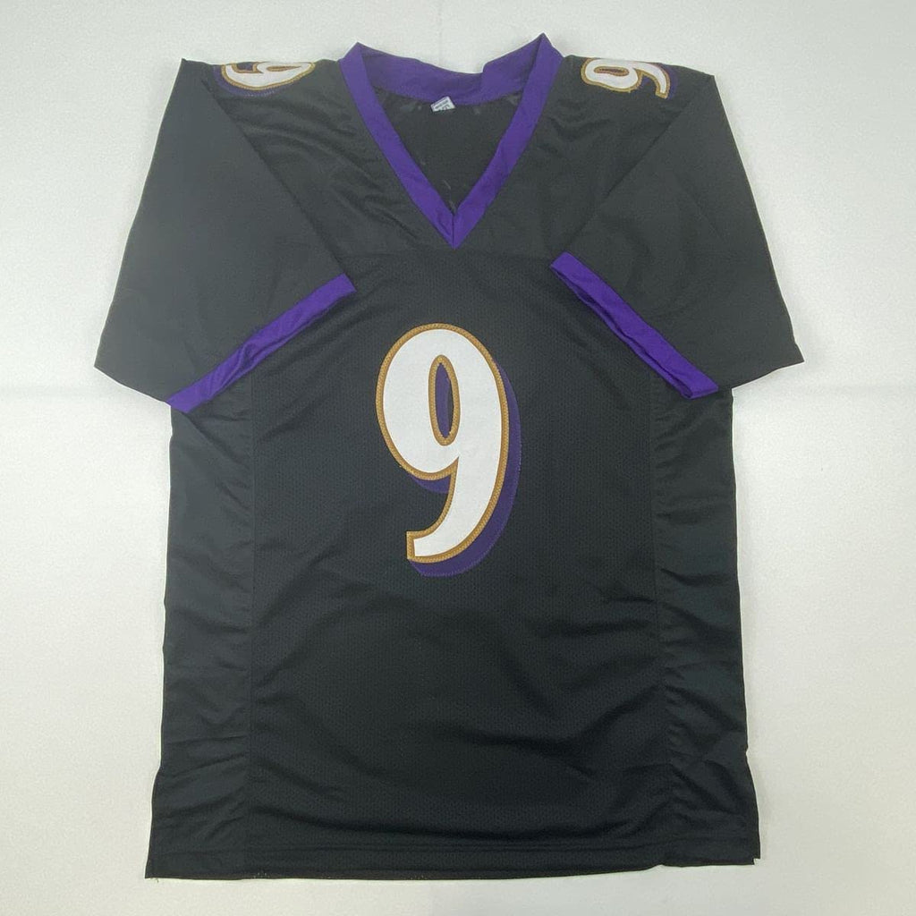 autographed-signed-justin-tucker-baltimore-black-football-jersey-jsa-coa
