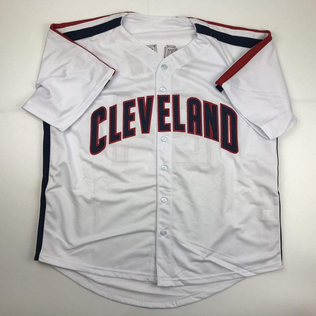 autographed-signed-corbin-bernsen-roger-dorn-major-league-cleveland-white-baseball-jersey-jsa-coa