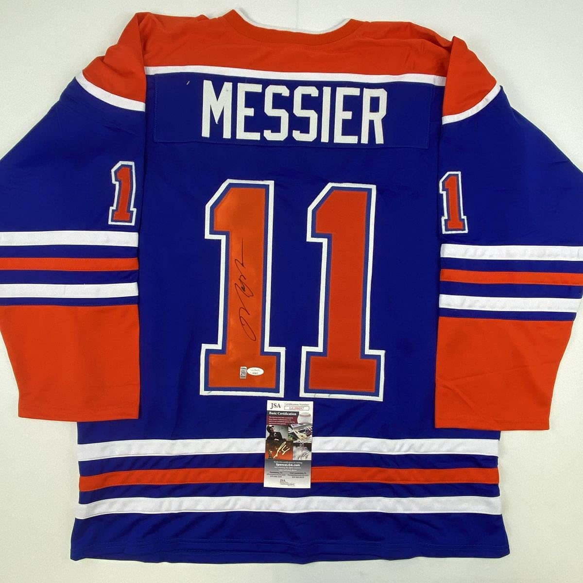 autographed-signed-mark-messier-edmonton-blue-hockey-jersey-jsa-coa