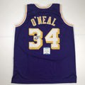 autographed-signed-shaquille-shaq-oneal-los-angeles-la-purple-basketball-jersey-beckett-bas-coa
