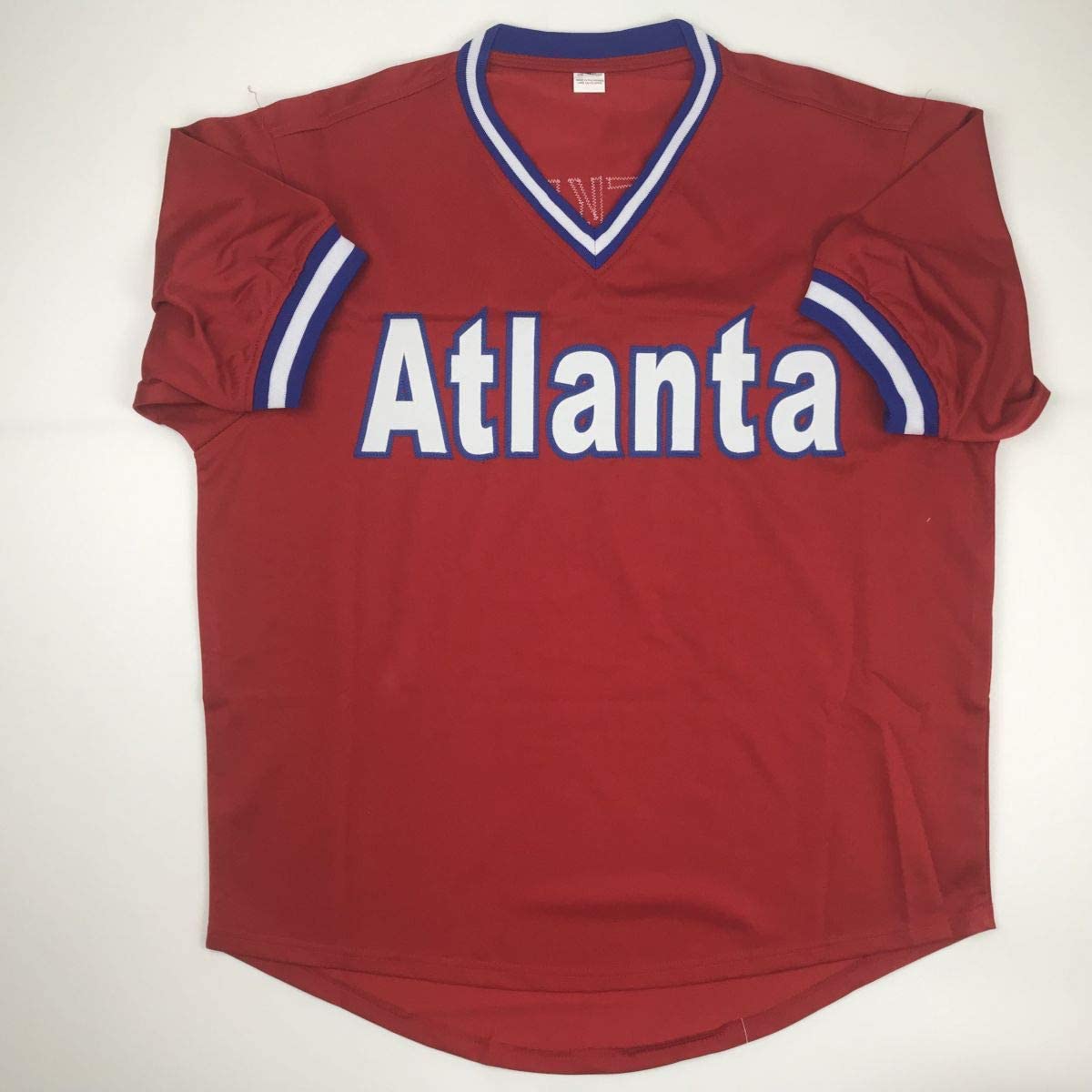autographed-signed-phil-niekro-atlanta-red-baseball-jersey-jsa-coa