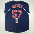 autographed-signed-shane-bieber-cleveland-blue-baseball-jersey-jsa-coa