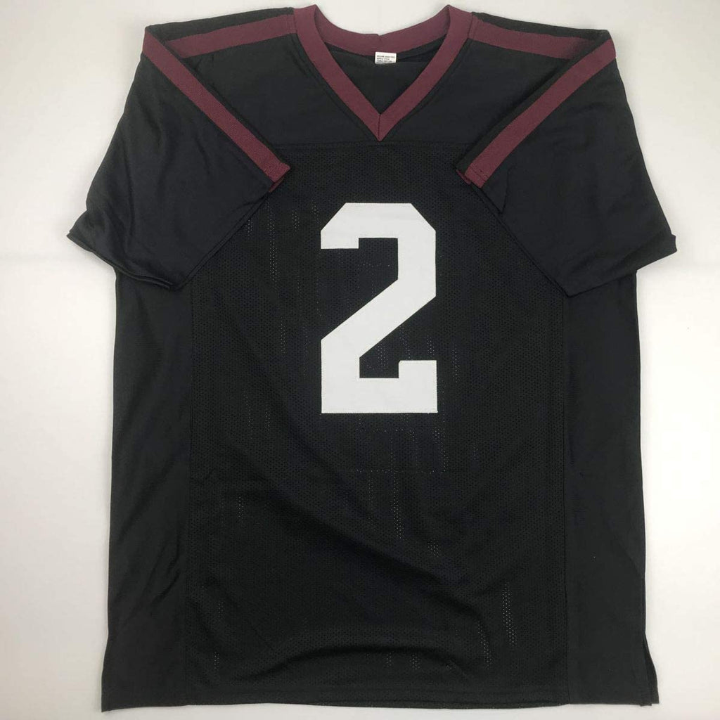 autographed-signed-johnny-manziel-texas-a-m-black-college-football-jersey-jsa-coa