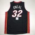 autographed-signed-shaquille-shaq-oneal-miami-black-basketball-jersey-beckett-bas-coa