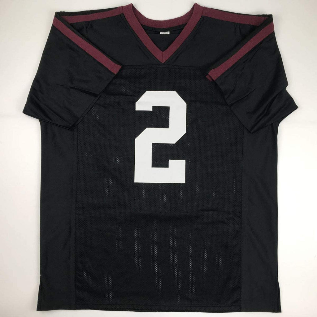 autographed-signed-johnny-manziel-12-heisman-texas-a-m-black-college-football-jersey-jsa-coa