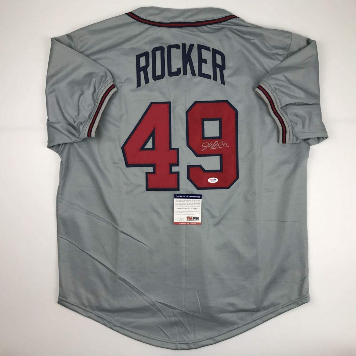 autographed-signed-john-rocker-atlanta-grey-baseball-jersey-psa-dna-coa