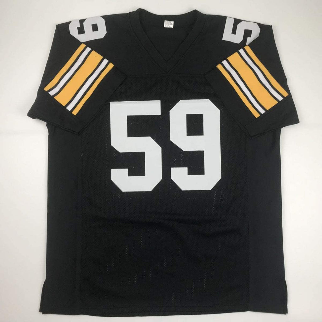 autographed-signed-jack-ham-hof-88-pittsburgh-black-football-jersey-jsa-coa
