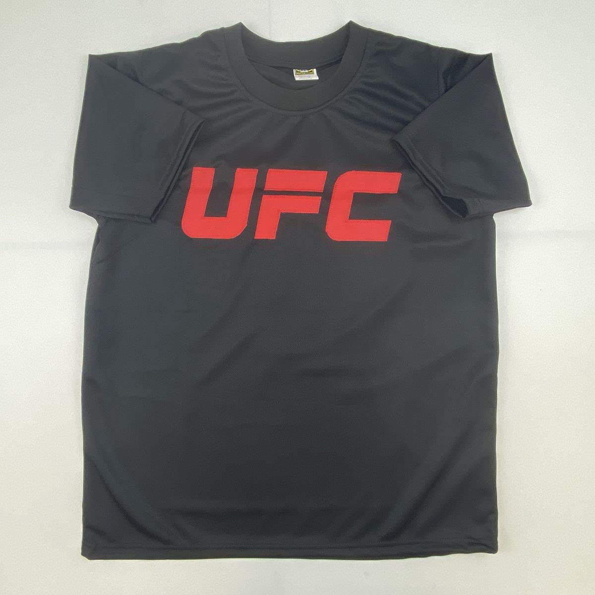 autographed-signed-dustin-poirier-ufc-mma-black-ultimate-fighting-jersey-shirt-psa-dna-coa