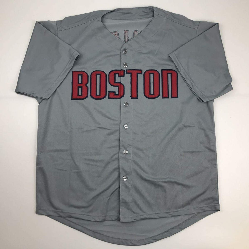autographed-signed-hanley-ramirez-boston-grey-baseball-jersey-jsa-coa